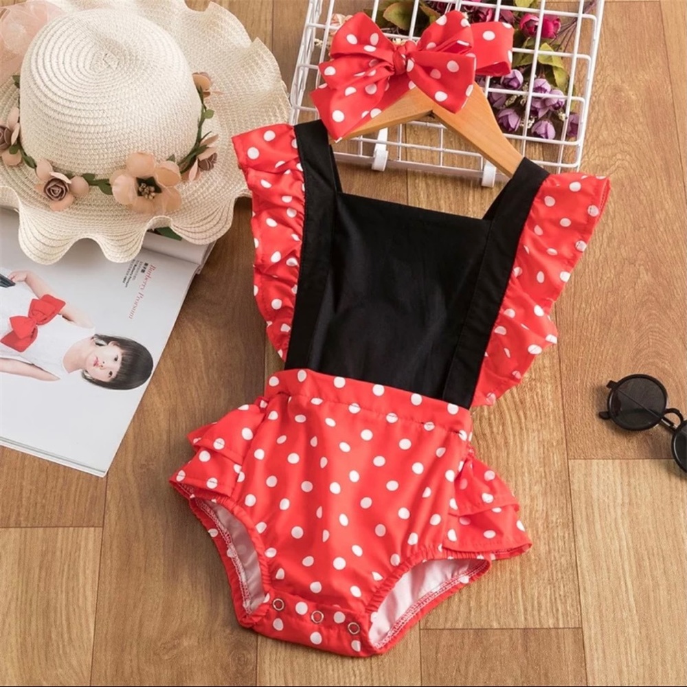 Boutique Baby Girls Romper